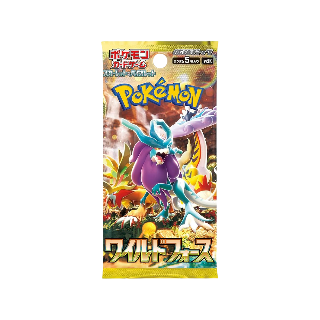 Pokemon Booster Box Wild Force Sv5k Japanese