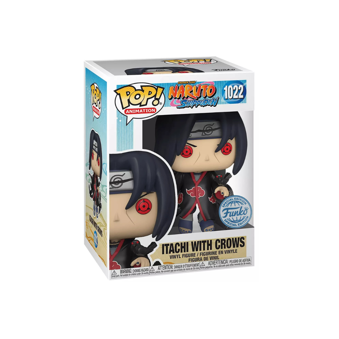 FUNKO POP 1022 Itachi With Crows Naruto Shippuden Special Edition Vinyl Figure