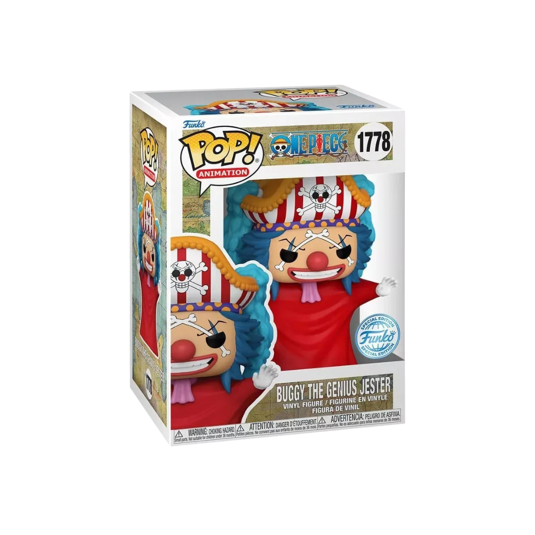 FUNKO POP Buggy The Genius Jester 1778 Special Edition One Piece Vinyl Figure