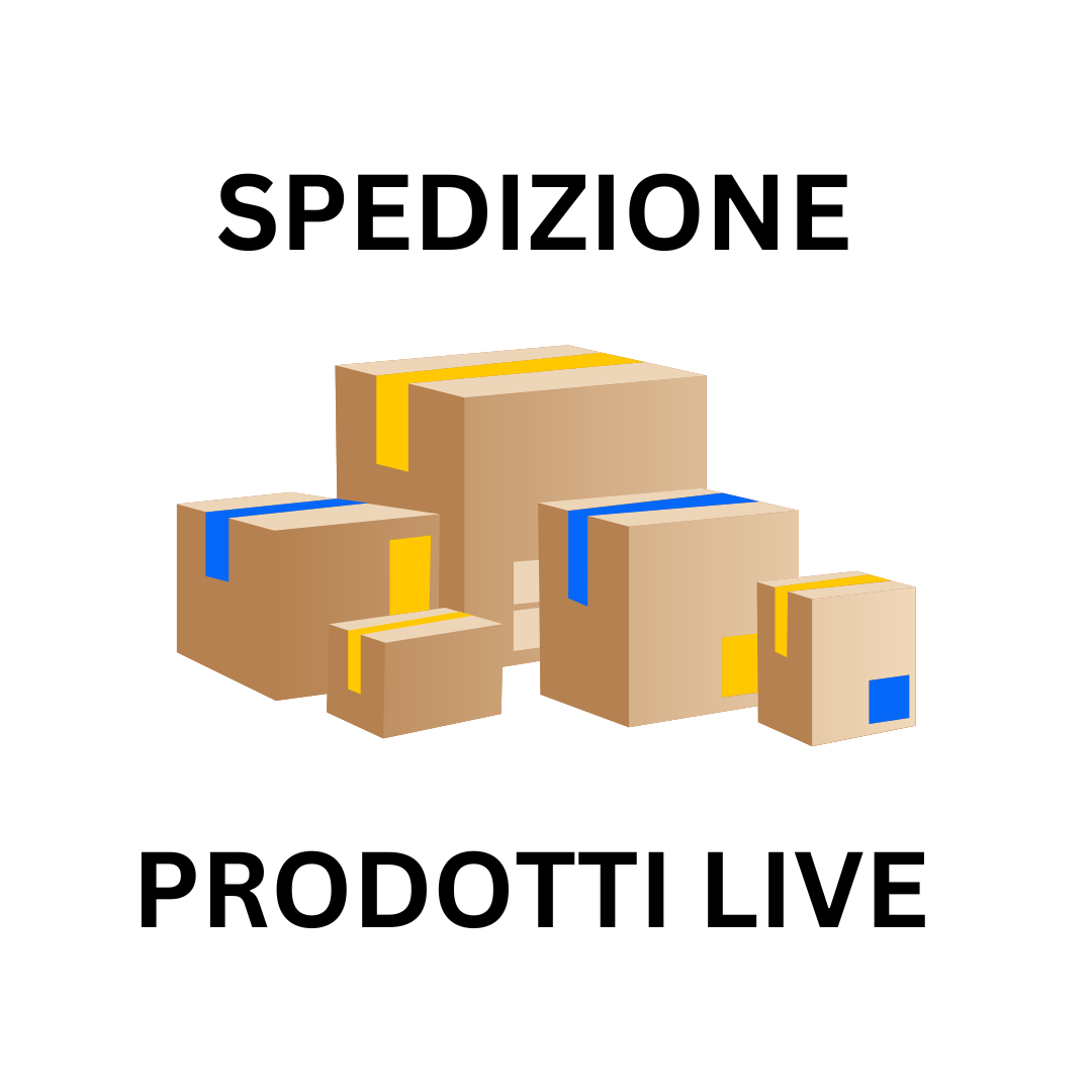 SPEDIZIONE PRODOTTI APERTI IN LIVE