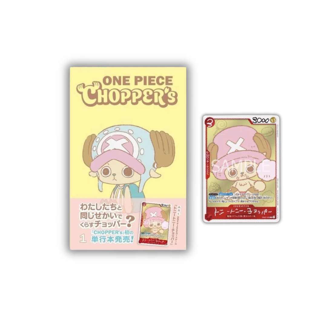 One Piece Chopper One Tony Chopper Eb02-003 Book And Promo Card Sealed