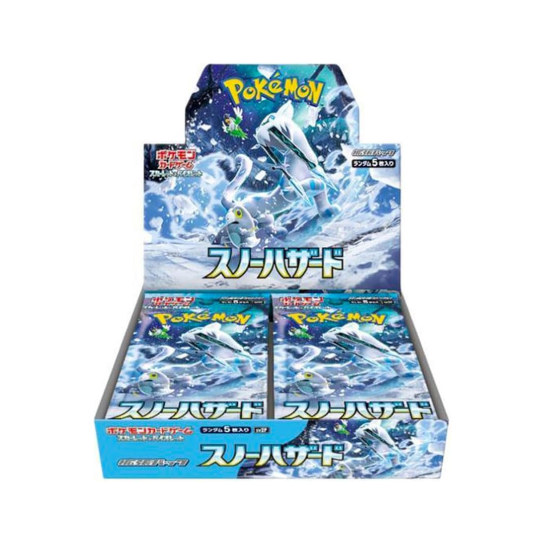 Pokemon Booster Box Snow Hazard sv2p Japanese