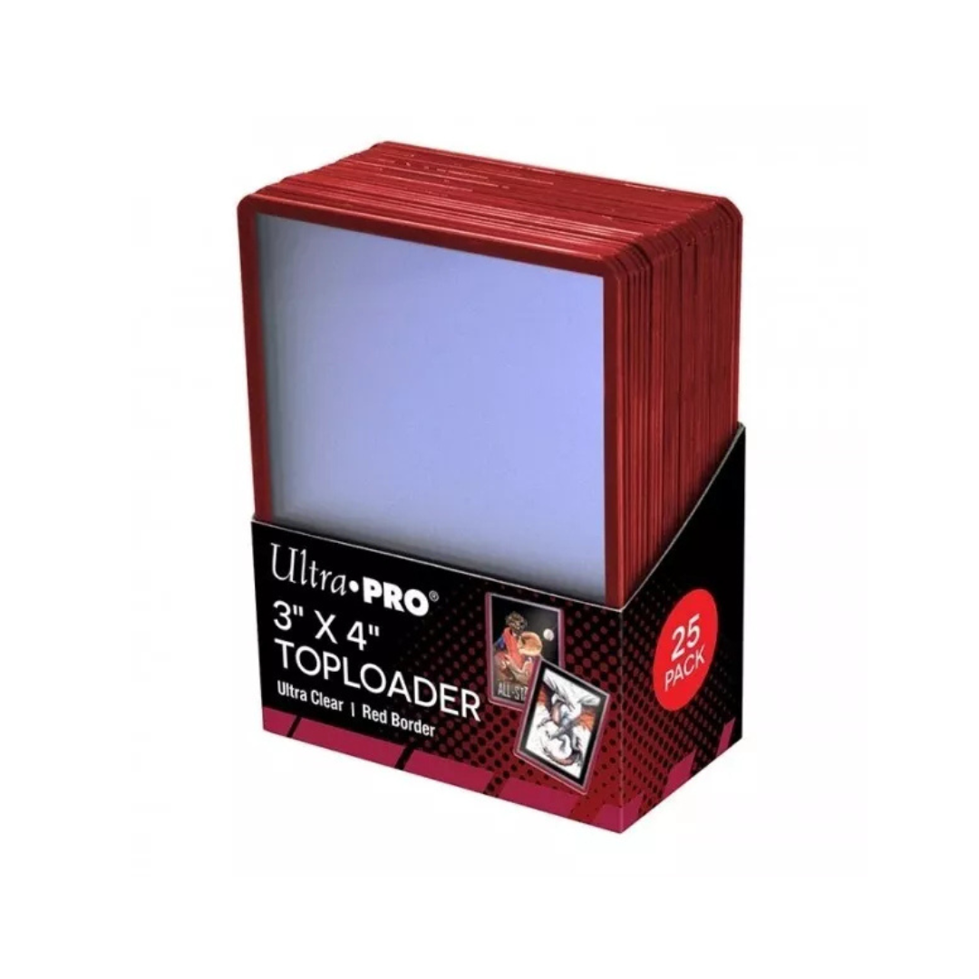Top Loader Ultra Pro Regular 25 pz. Rosso