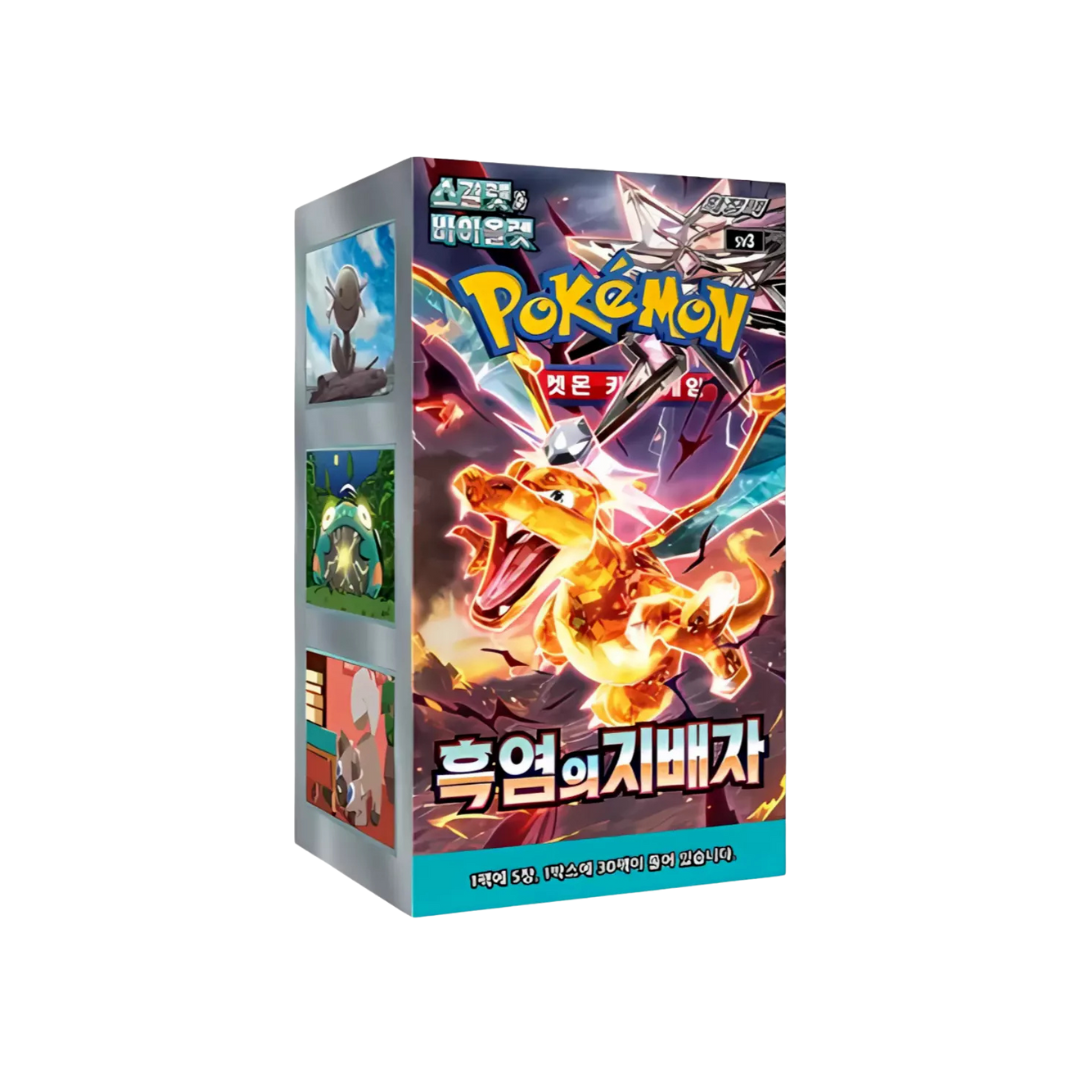 Pokemon Boster Box Ruler Of The Black Flame sv3 Korean