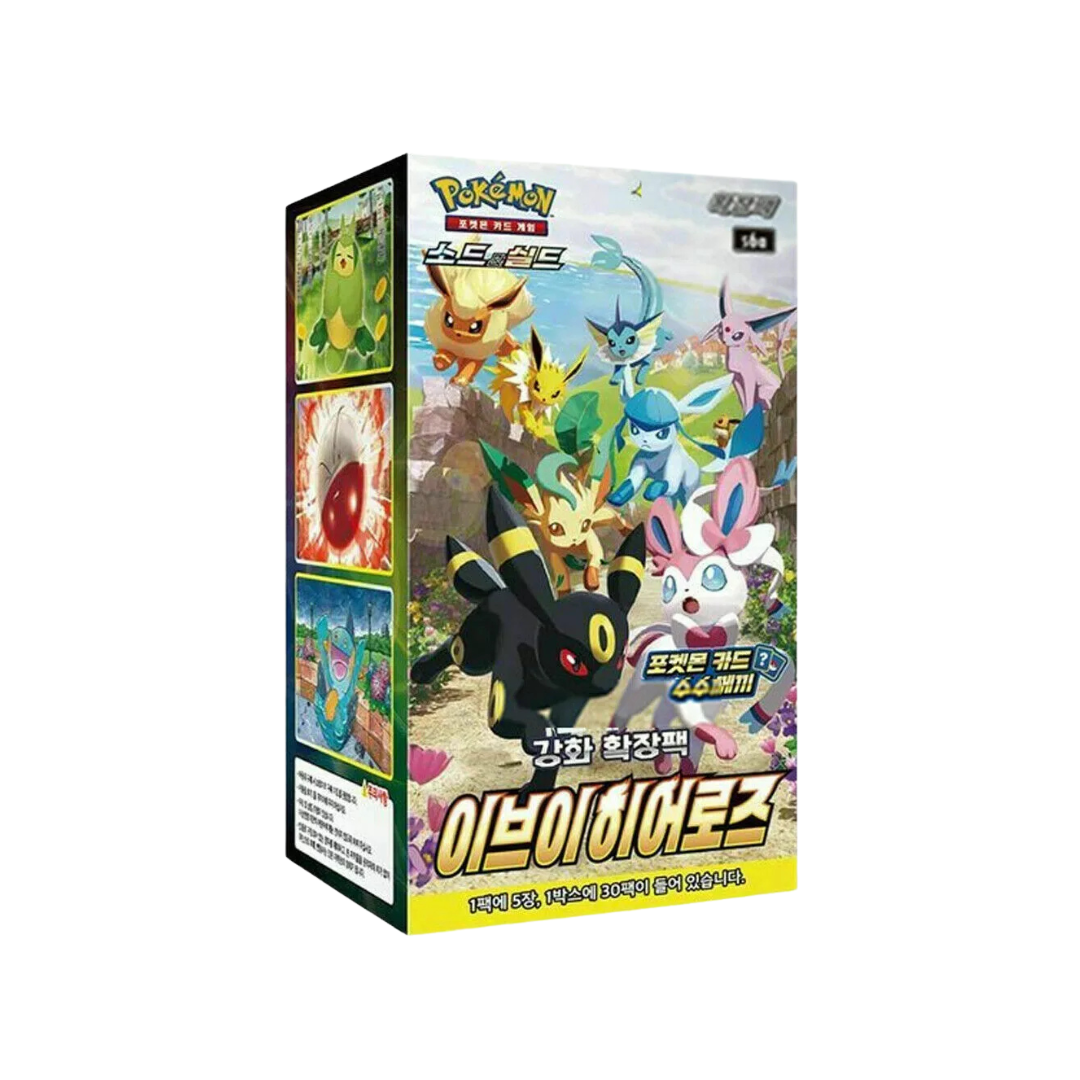 Pokemon Boster Box Eevee Heroes s6a Korean