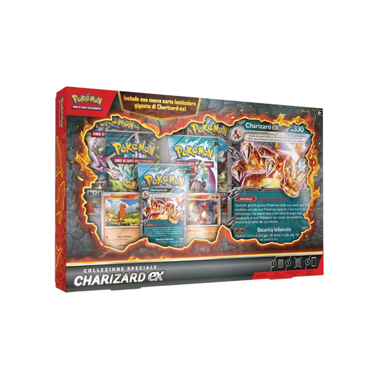 Pokemon Collezione Speciale Charizard EX con carta lenticolare italiano