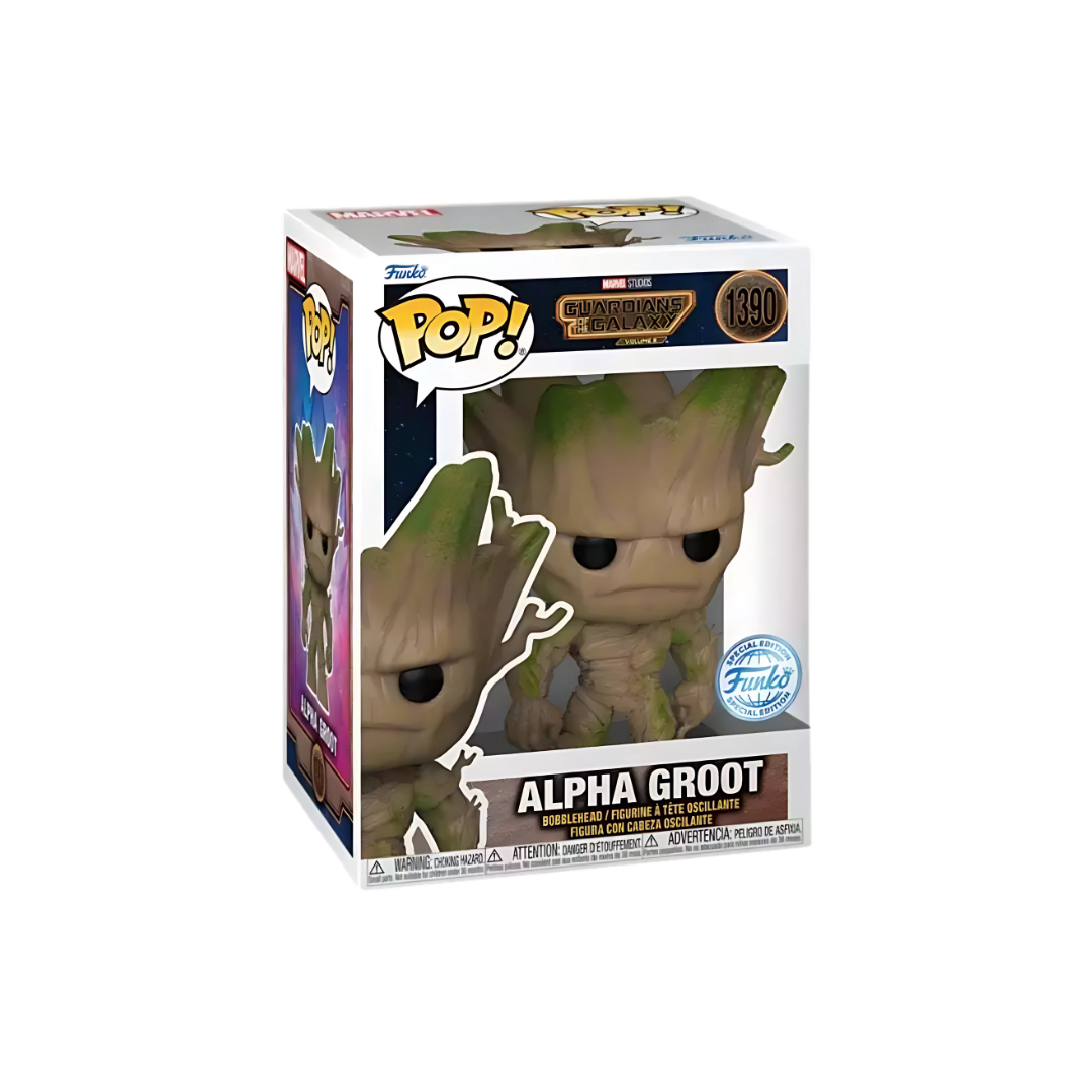 FUNKO POP Alpha Groot Guardian Of The Galaxy 1390 Special Edition Vinyl Figure