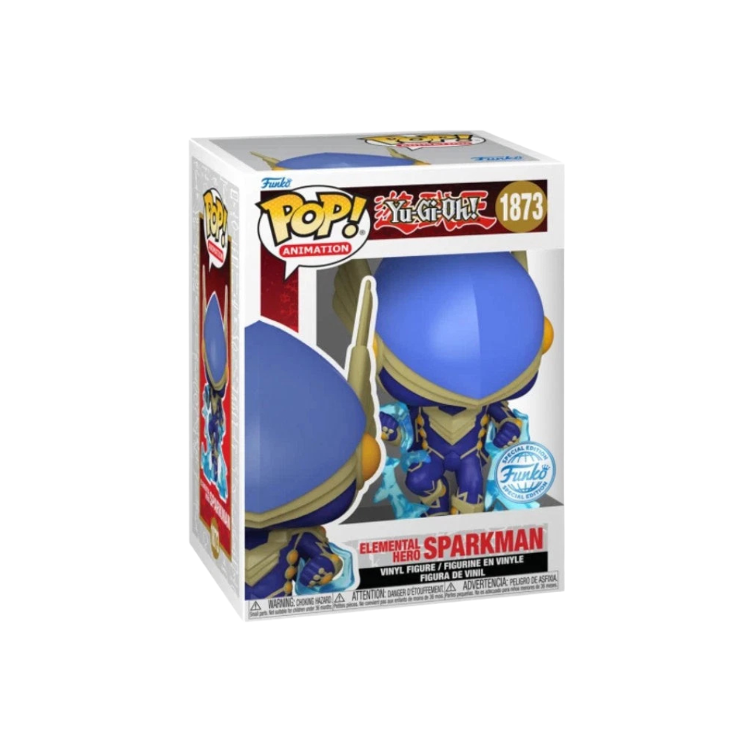 FUNKO POP Elemental Hero Sparkman 1873 Special Edition Yu-Gi-Oh!