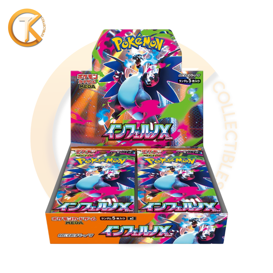 Pokemon Booster Box Mega Inferno X M2 - 30 Bustine -  Japanese
