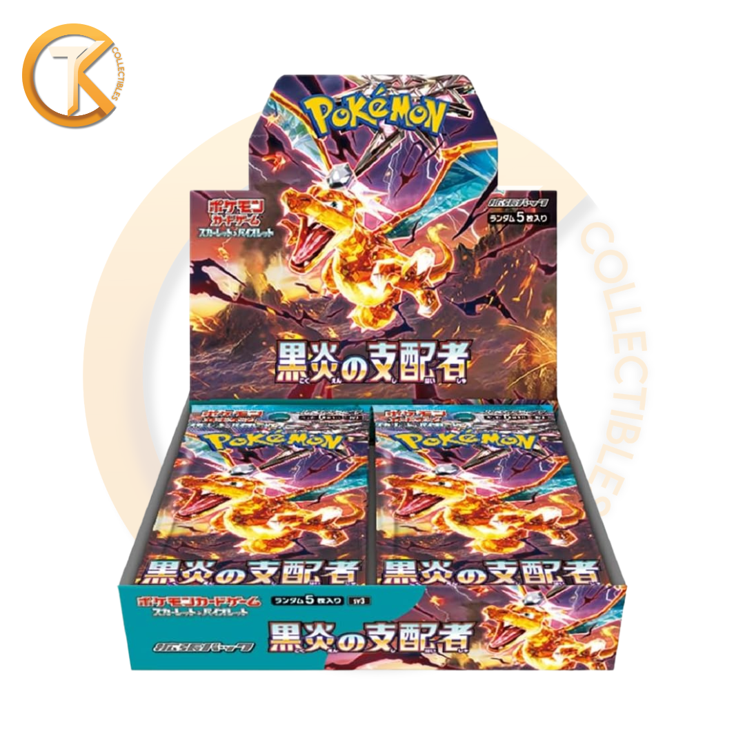 Pokemon Booster Box Ruler Of The Black Flame sv3 Japanese