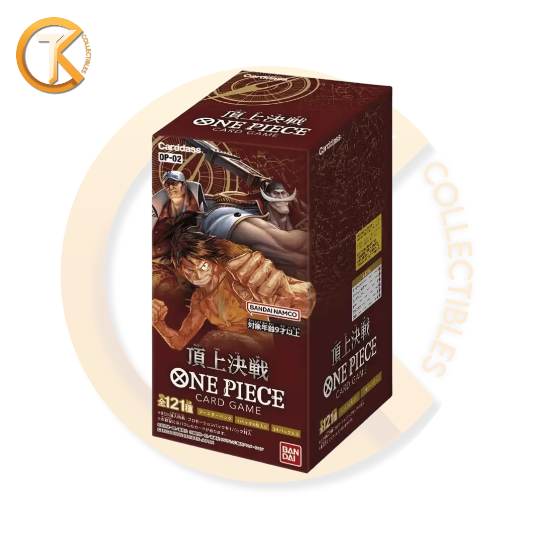 One Piece Booster Box OP-02 Paramount War Japanese