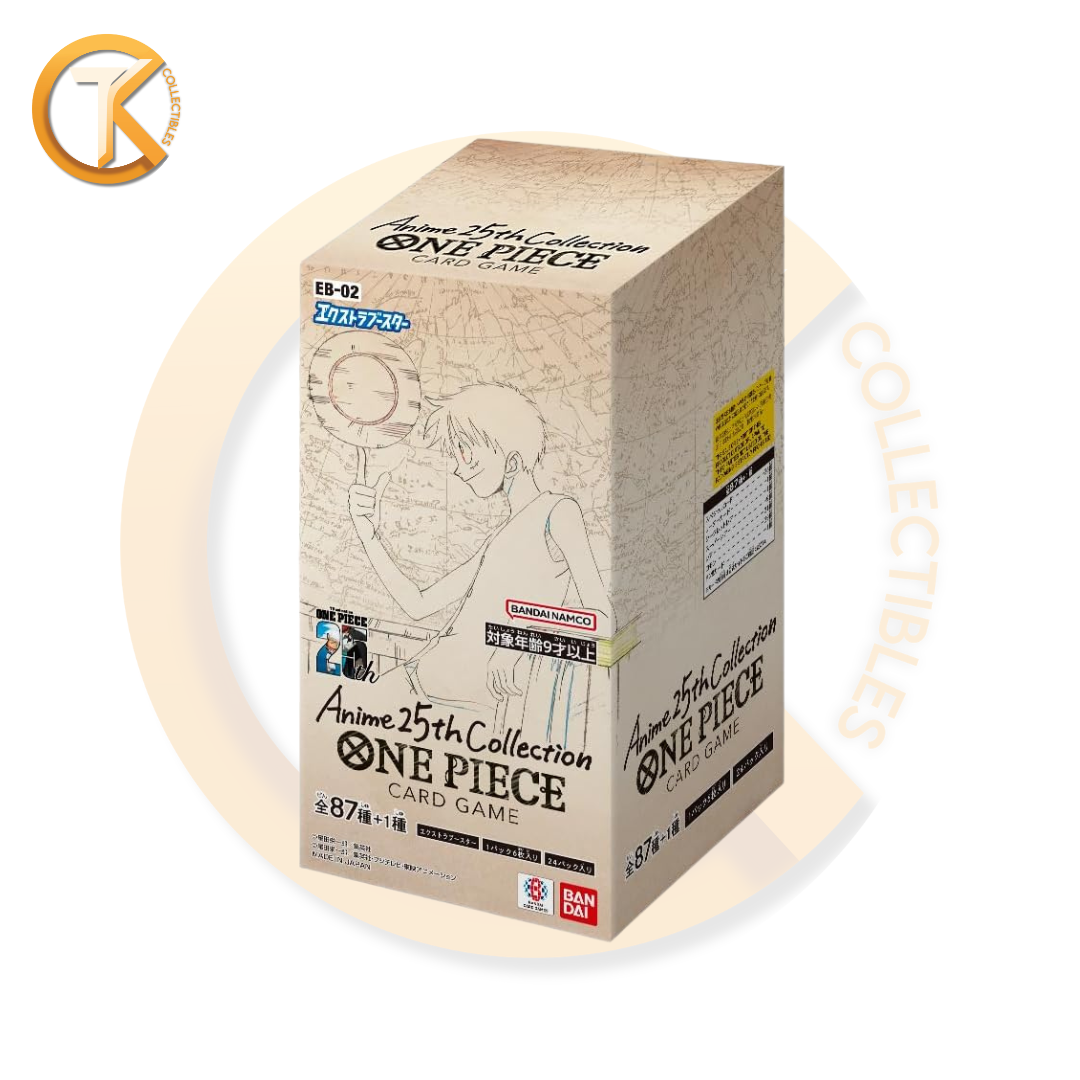 One Piece Booster Box  EB-02 Extra Booster Memorial 25th Collection Japanese