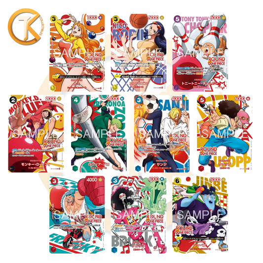 One Piece Round1 Card FULL SET x 10 Cards [JAP]