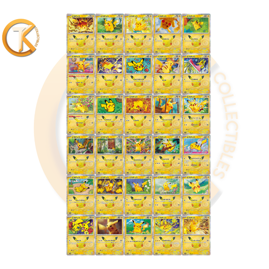 Pokémon Card 30th CELEBRATION Pikachu 30-Card Complete Set | Japanese