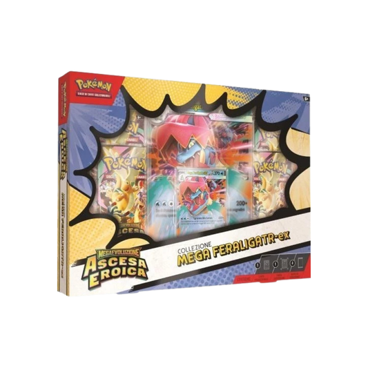 Pokemon Ascesa Eroica Collezione Mega Feraligatr Italiano
