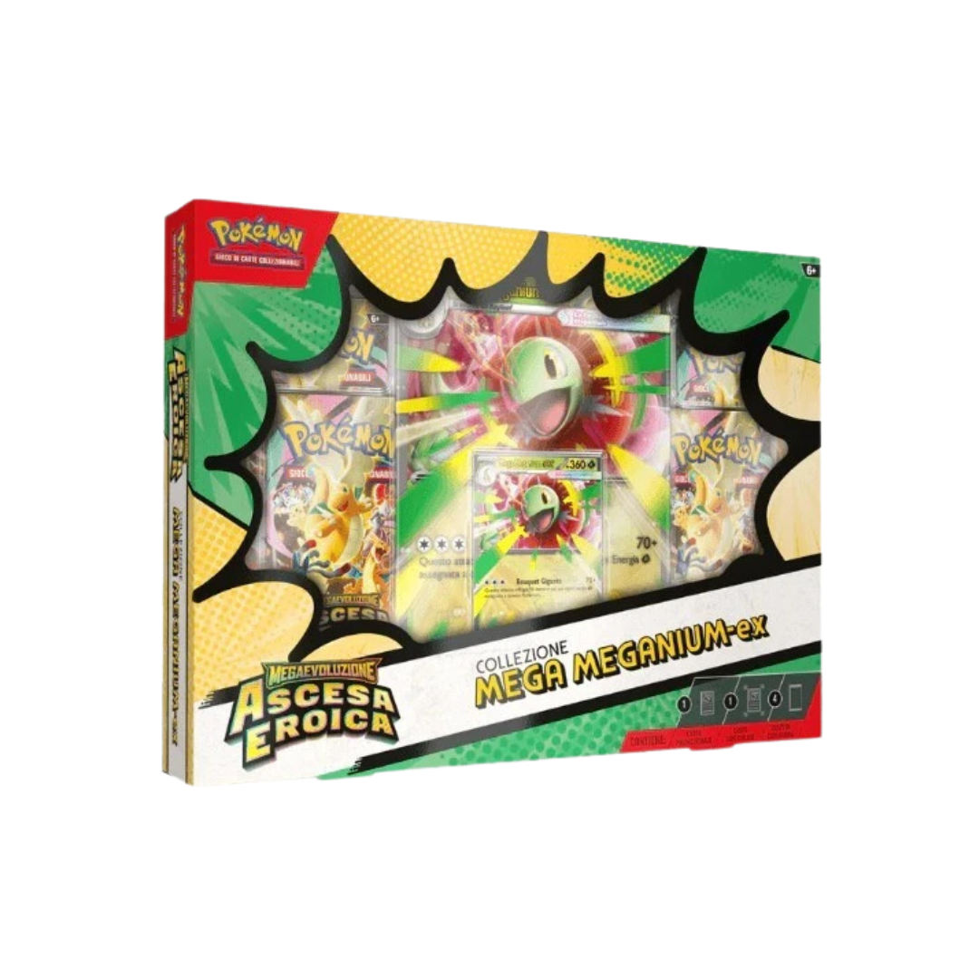 Pokemon Ascesa Eroica Collezione Mega Meganium Italiano