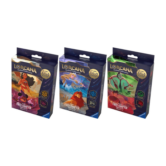 Lorcana Booster Trio Starter Deck The First Chapter Japanese