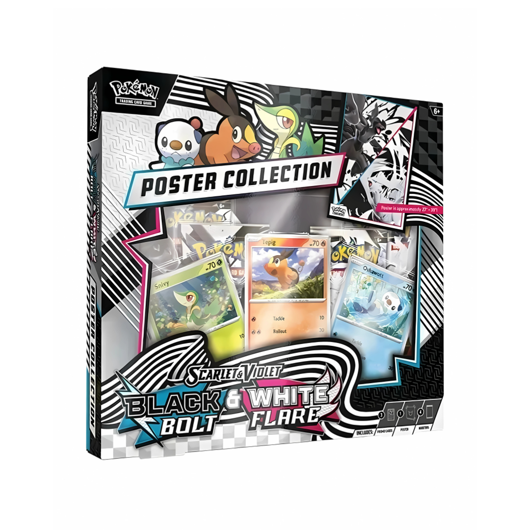 Pokemon Luce Nera Fuoco Bianco Collezione Speciale con poster ITA